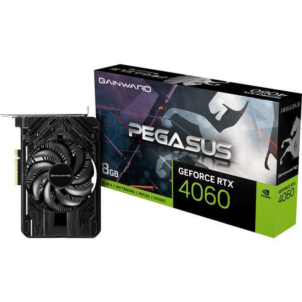 Placa video Gainward GeForce RTX 4060 Pegasus 8GB GDDR6 128 bit DLSS 3.0