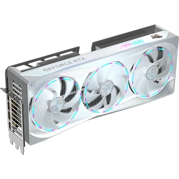Placa video Gigabyte AORUS GeForce RTX 5080 MASTER ICE 16GB GDDR7 256 Bit DLSS 4.0
