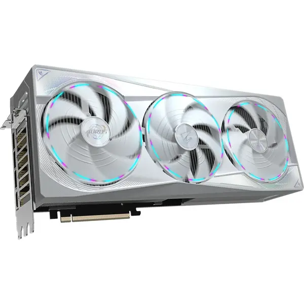 Placa video Gigabyte AORUS GeForce RTX 5080 MASTER ICE 16GB GDDR7 256 Bit DLSS 4.0
