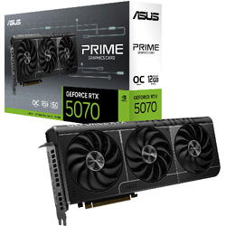 Placa video Asus GeForce RTX 5070 PRIME OC 12GB GDDR7 192 Bit DLSS 4.0