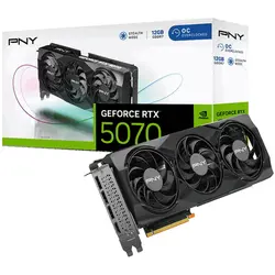Placa video PNY GeForce RTX 5070 Triple Fan OC 12GB GDDR7 192 Bit DLSS 4.0