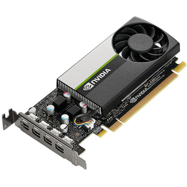 Placa video PNY NVIDIA T1000 4GB GDDR6 64-Bit Low Profile, OEM