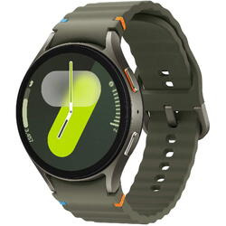Galaxy Watch 7, 44 mm, Wi-Fi, Bluetooth, GPS, NFC, Rezistent la apa, Green strap