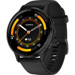 Venu 3, 1.4 inch GPS, Wi-Fi, curea silicon, 45mm, Black/Slate