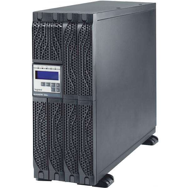 UPS Legrand DAKER DK + Tower/Rack, 6000VA/6000W, On Line Double Conversion, Sinusoidal, Negru