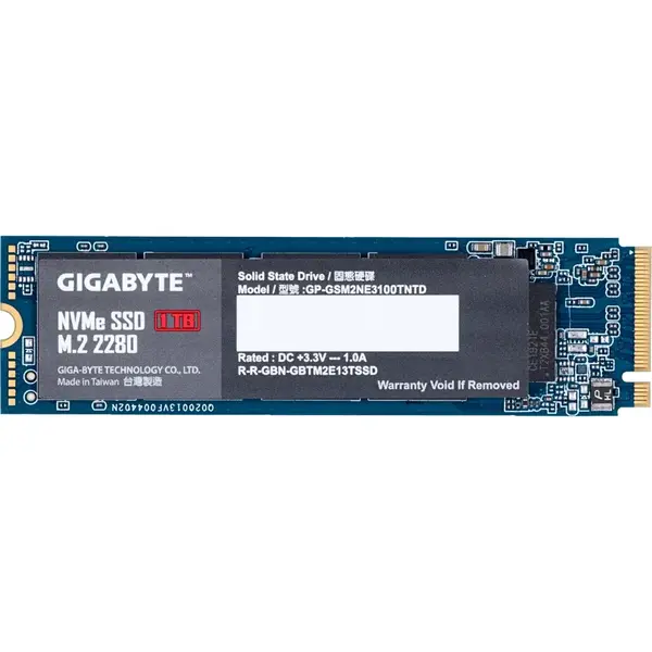 SSD Gigabyte 1TB PCI Express 3.0 x4 M.2 2280