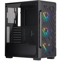 iCUE 220T RGB Airflow Tempered Glass Black