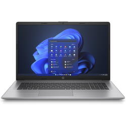 Laptop HP 470 G10, 17.3 inch FHD IPS, Intel Core i7-1355U, 16GB DDR4, 512GB SSD, Intel Iris Xe, Free DOS, Silver