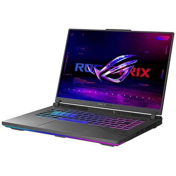 Laptop Asus ROG Strix G16 G614JIR, 16 inch QHD+ 240Hz, Intel Core i9 14900HX, 32GB DDR5, 1TB SSD, GeForce RTX 4070 8GB, Win 11 Pro, Eclipse Gray