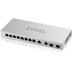 XGS1010-12, 8 Porturi, Gigabit, 2x 2.5 Gbps