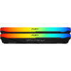 Memorie Kingston FURY Beast RGB 16GB DDR4 3600MHz CL17 Kit Dual Channel